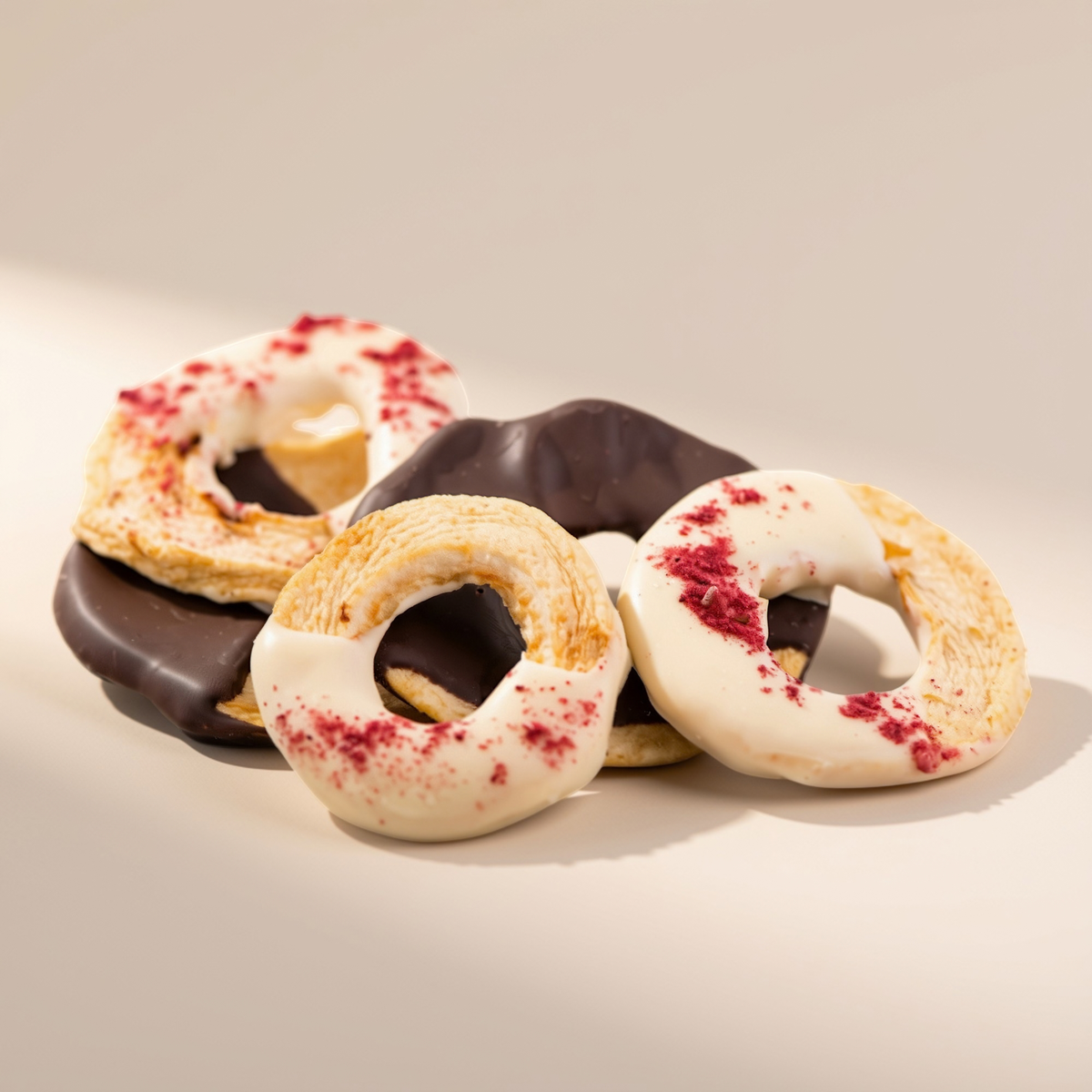 Rondelle di mela e cioccolato