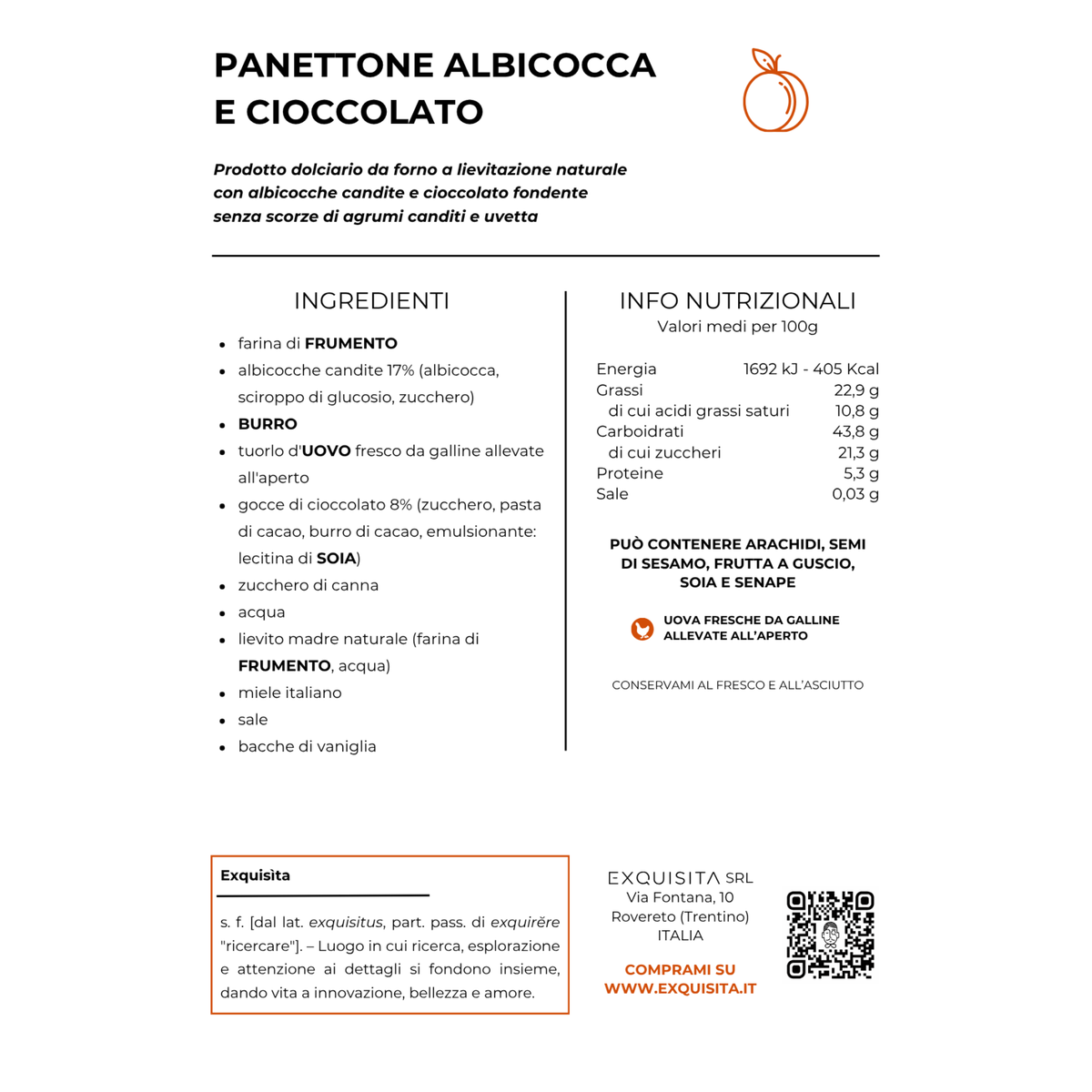 Panettone Cioccolato e Albicocca